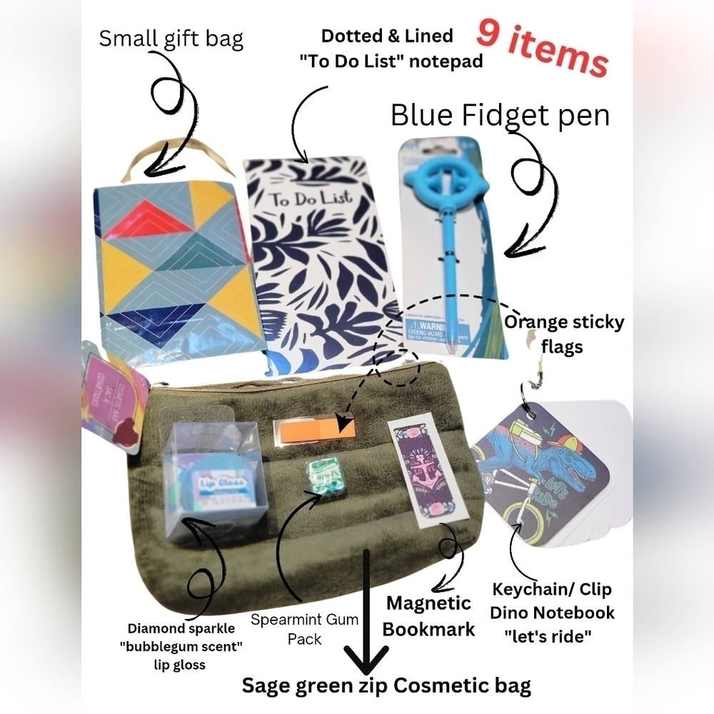 New 9 Item Bundle Set, Check The First Picture For All Details